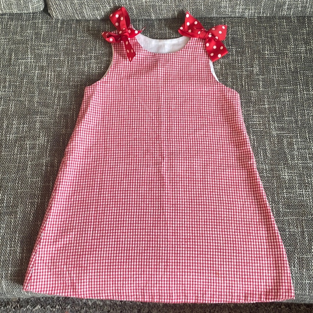 Red White Vintage Bailey Boys Dress Size 4